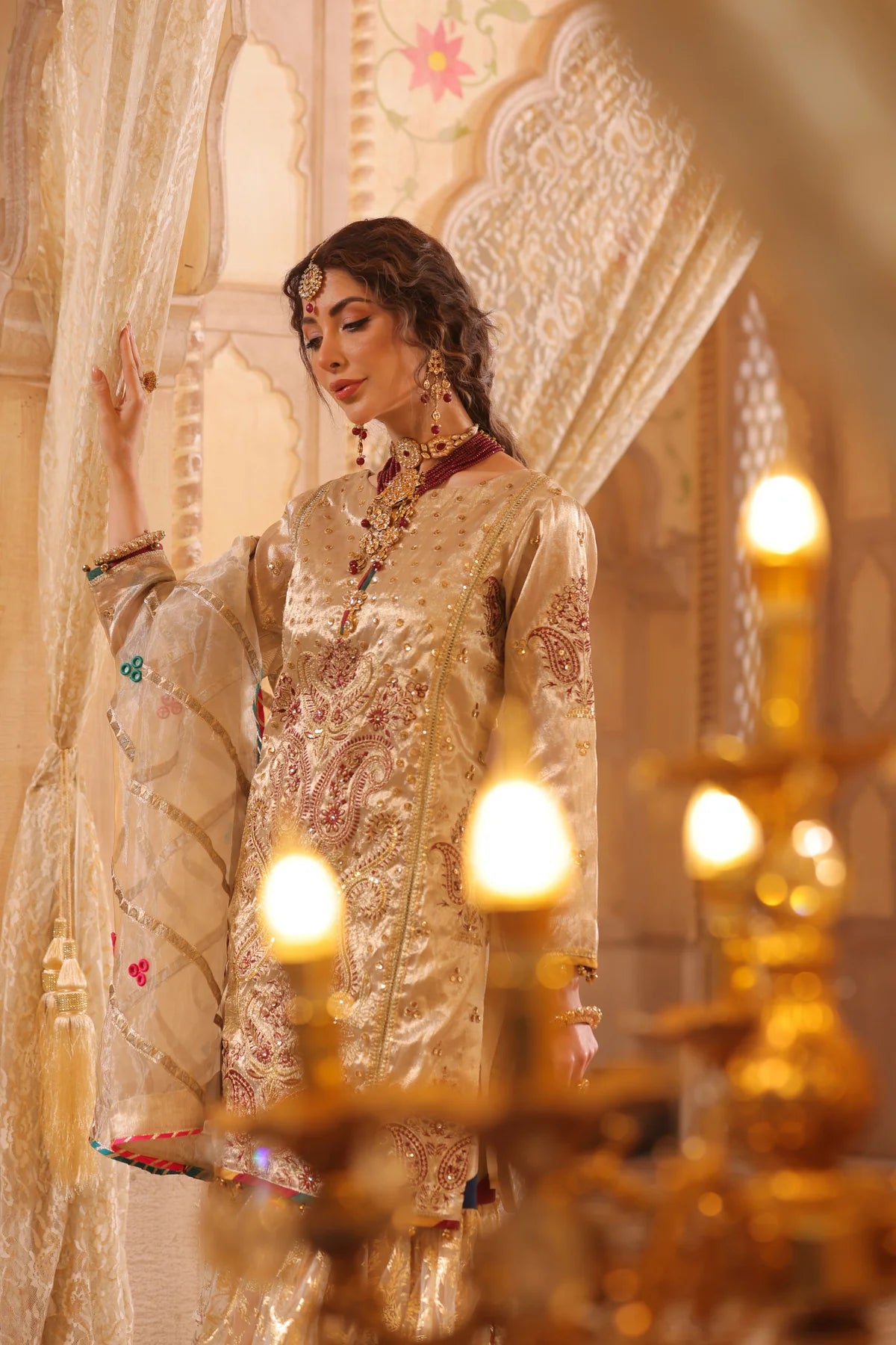 Gold Maysuri Gharara (Made-to-Order)