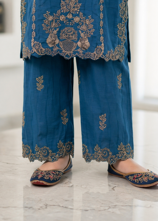 Girls Embroidered Cotton Straight Kurta Pajama Online in KSA Riyadh Saudi Arabia Oman Bahrain Qatar