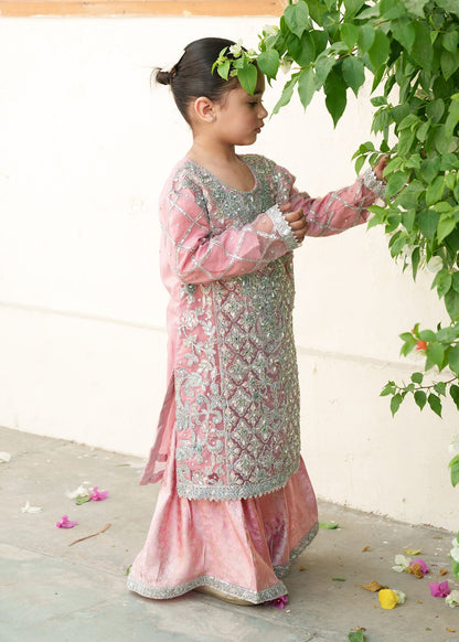 Girls Festive Wear Chiffon Gharara Online in UK USA Canada