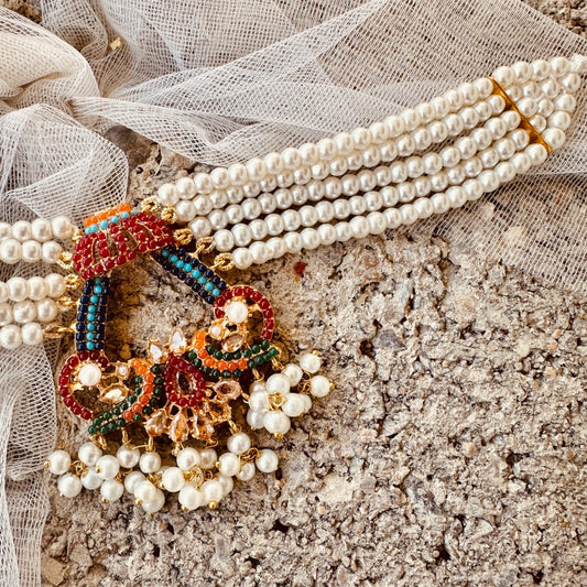 Gold Plated Bridal Jewellery Set Online in KSA Riyadh Saudi Arabia Oman Bahrain Qatar