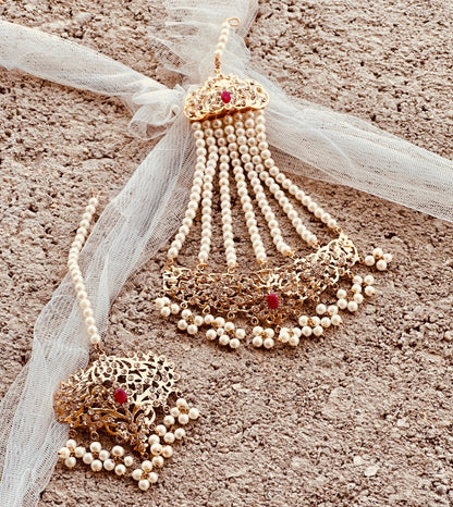Gold Plated Hyderabadi Wedding Jewelry Online in KSA Riyadh Saudi Arabia Oman Bahrain Qatar