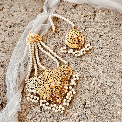 Gold Plated Indian Wedding Jewellery Set Online in Sri Lanka India Australia