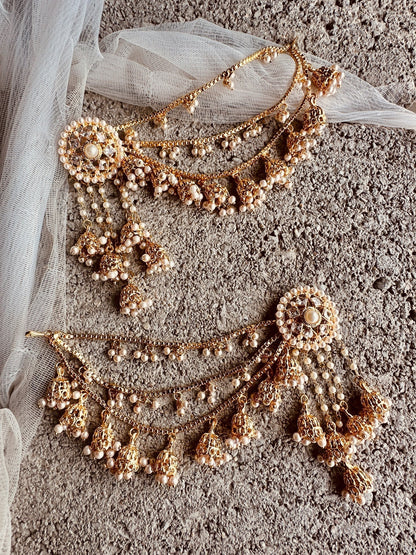 Gold Plated Mari Gold Drop Earrings Online in KSA Riyadh Saudi Arabia Oman Bahrain Qatar