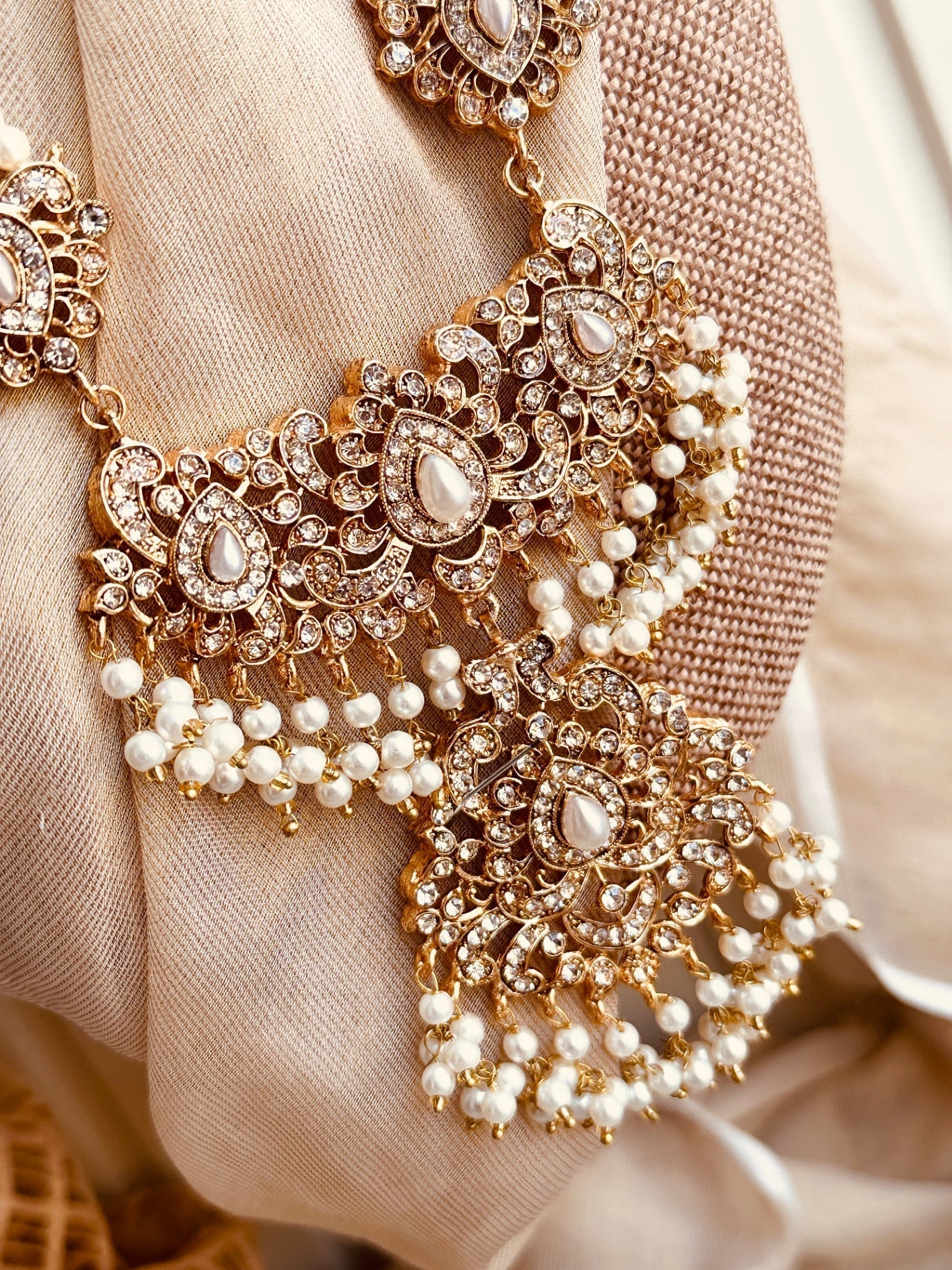 Gold Plated Wedding Jewellery Set Online in UK USA Canada