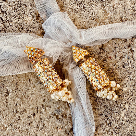 Gold Tone Pearl Jewelry Set Online in UK USA Canada