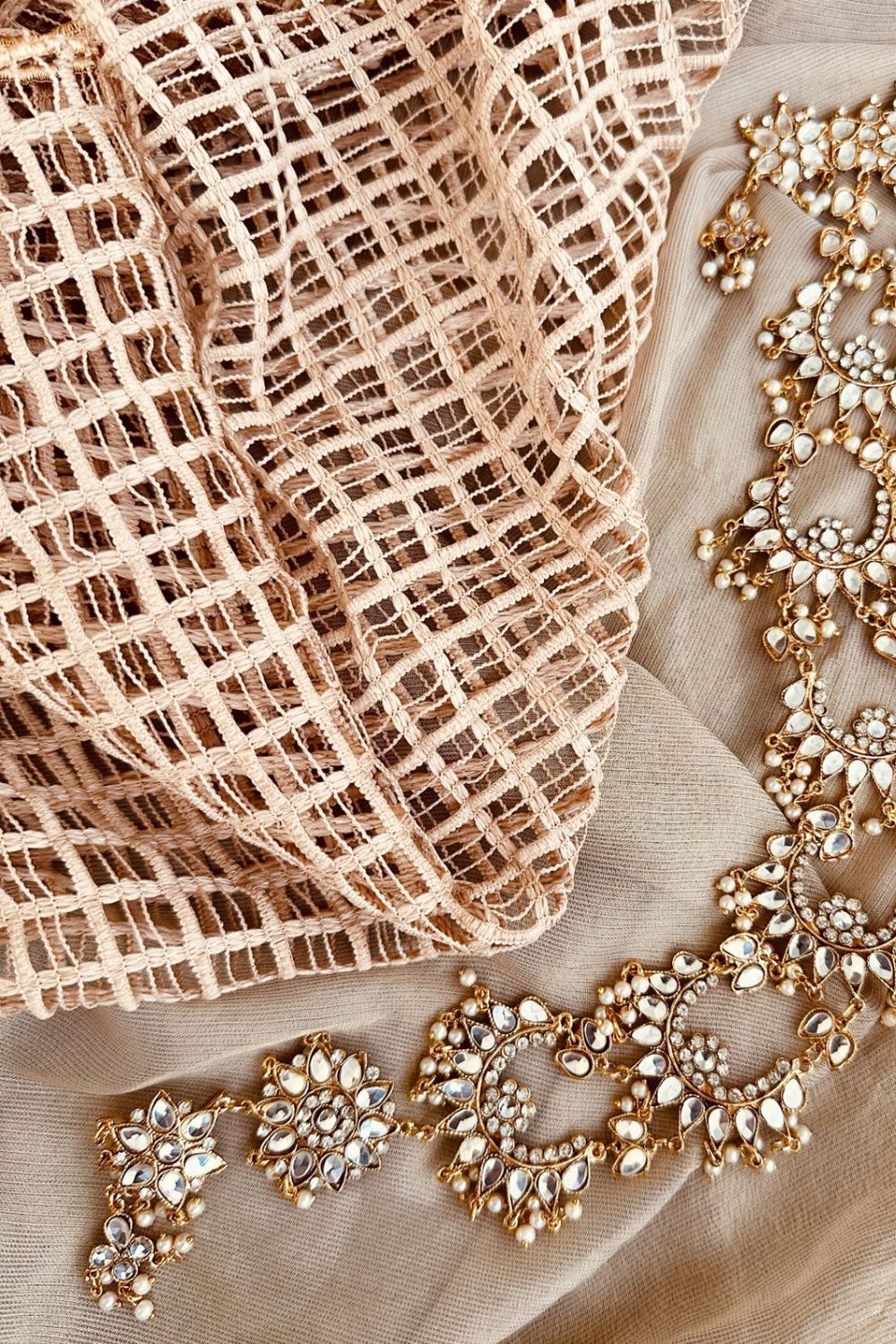 Golden Morni Paranda bridal hair accessory Online in Dubai UAE Abudhabi Ajman Sharjah