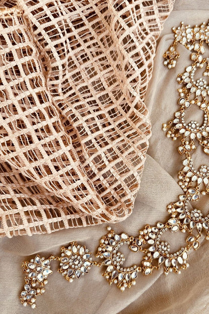 Golden Morni Paranda bridal hair accessory Online in Dubai UAE Abudhabi Ajman Sharjah
