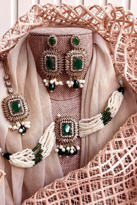 Green Choker Set Online in Dubai UAE Abudhabi Ajman Sharjah
