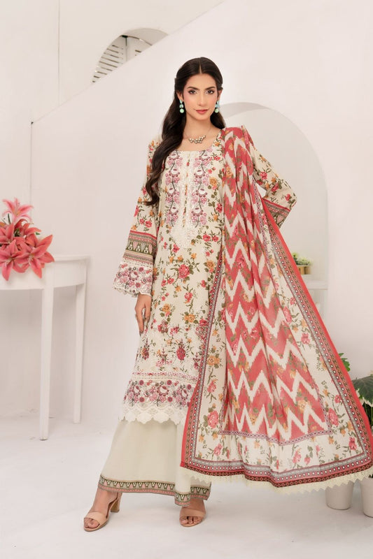 Green Digital Print Lawn Suit Online in Dubai UAE Abudhabi Ajman Sharjah