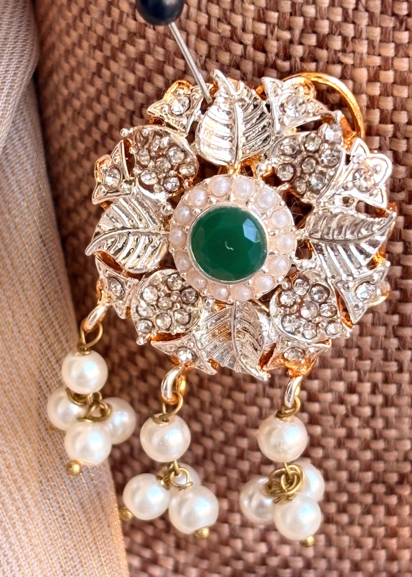 Green Embellished Choker Set Online in UK USA Canada
