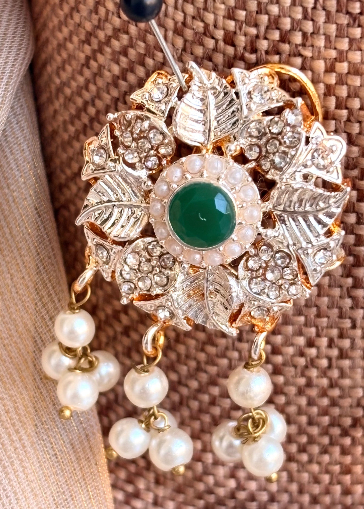 Green Embellished Choker Set Online in UK USA Canada