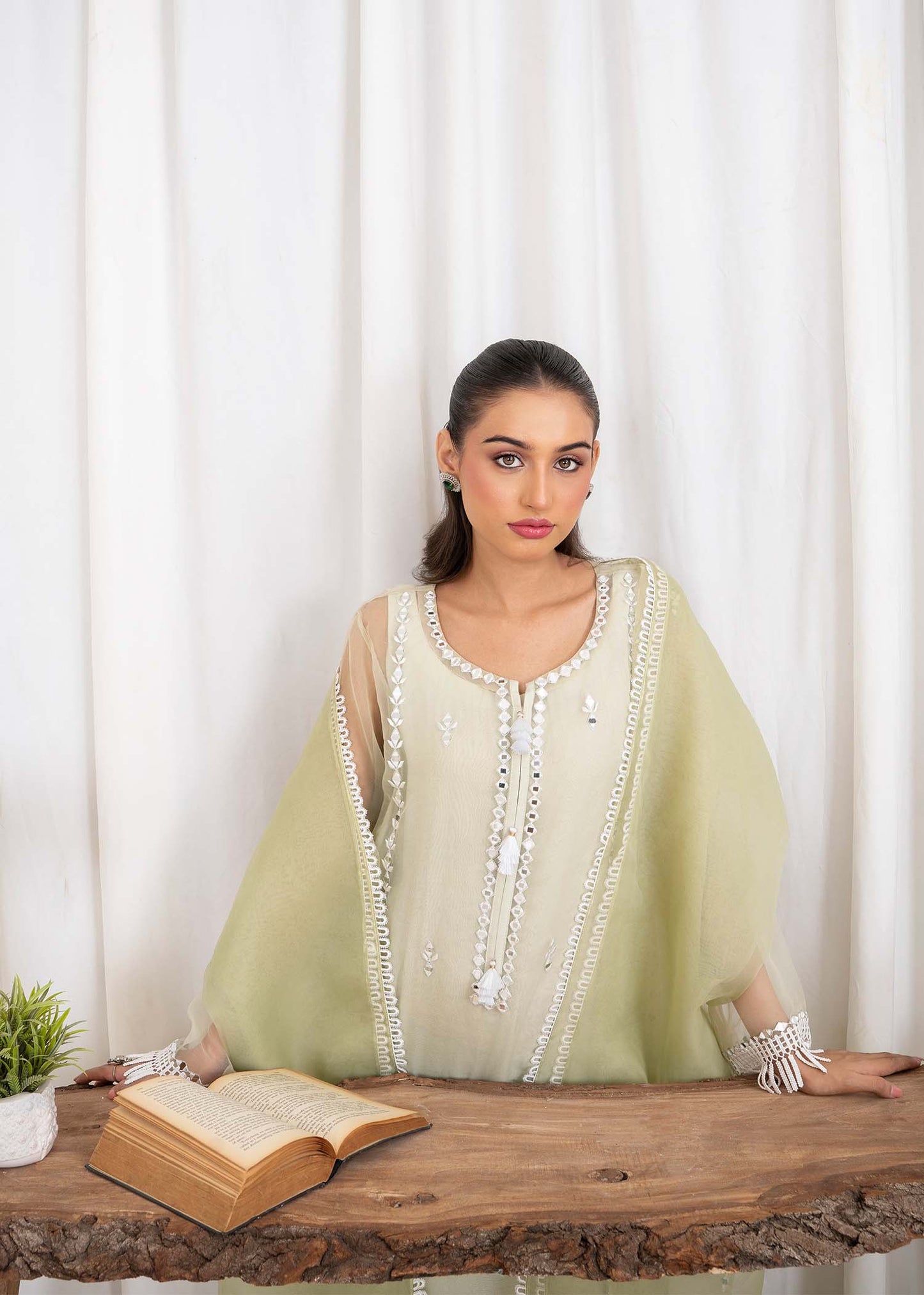 Green Organza Spray Dupatta Salwar Suit Online in Sri Lanka India Australia