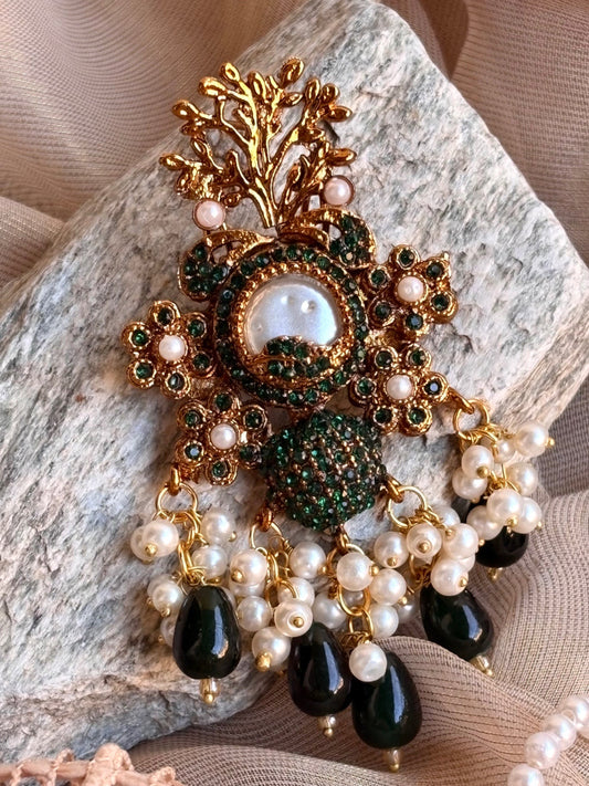 Green Seraya Bridal Jewelry Set Online in UK USA Canada