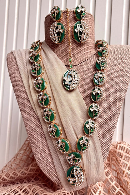 Green Stone Work Turkish Mala Set Online in Dubai UAE Abudhabi Ajman Sharjah