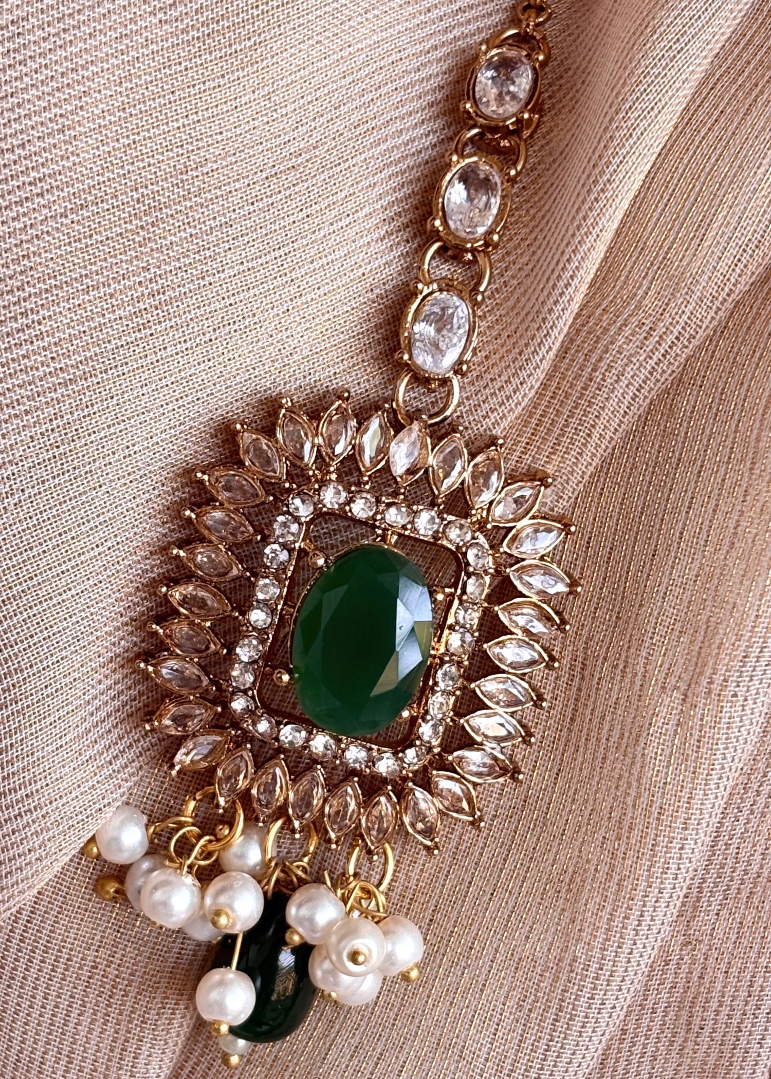 Green Wedding Choker Jewellery Online in UK USA Canada