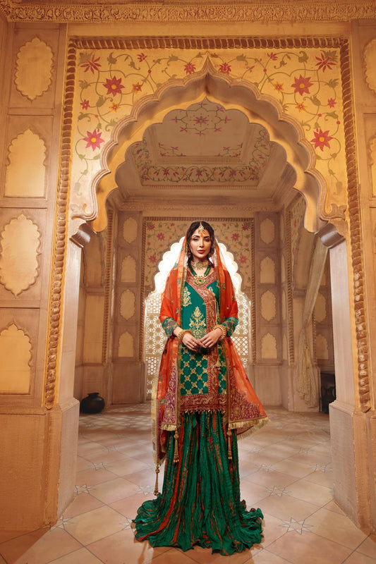 Raw Silk Gharara (Made-to-Order)