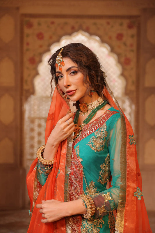 Raw Silk Gharara (Made-to-Order)