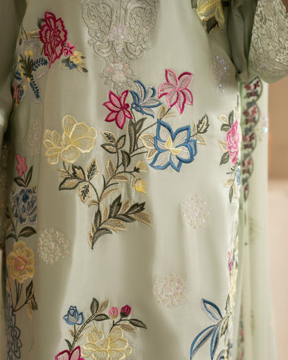 Grey Crinkle Chiffon Dupatta Shamoz Silk Pakistani Clothes Online in Dubai DXB UAE Abudhabi Meena Bazaar