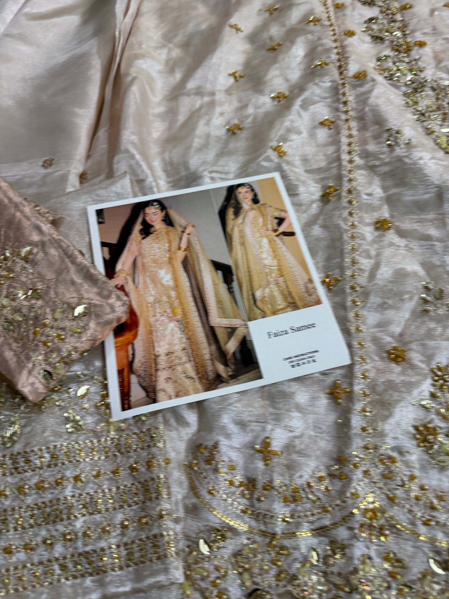 Hand Embellished Ivory Gold Sharara Gharara Suit Online in Dubai DXB UAE Abudhabi Meena Bazaar