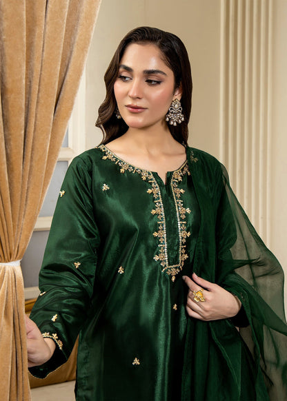 Hand Embellished Kattan Silk Short Kurta Farshi Shalwar Online in Dubai UAE Abudhabi Ajman Sharjah
