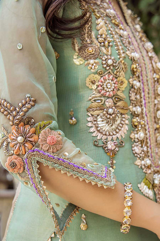 Hand Embroidered Pure Maysuri Shalwar