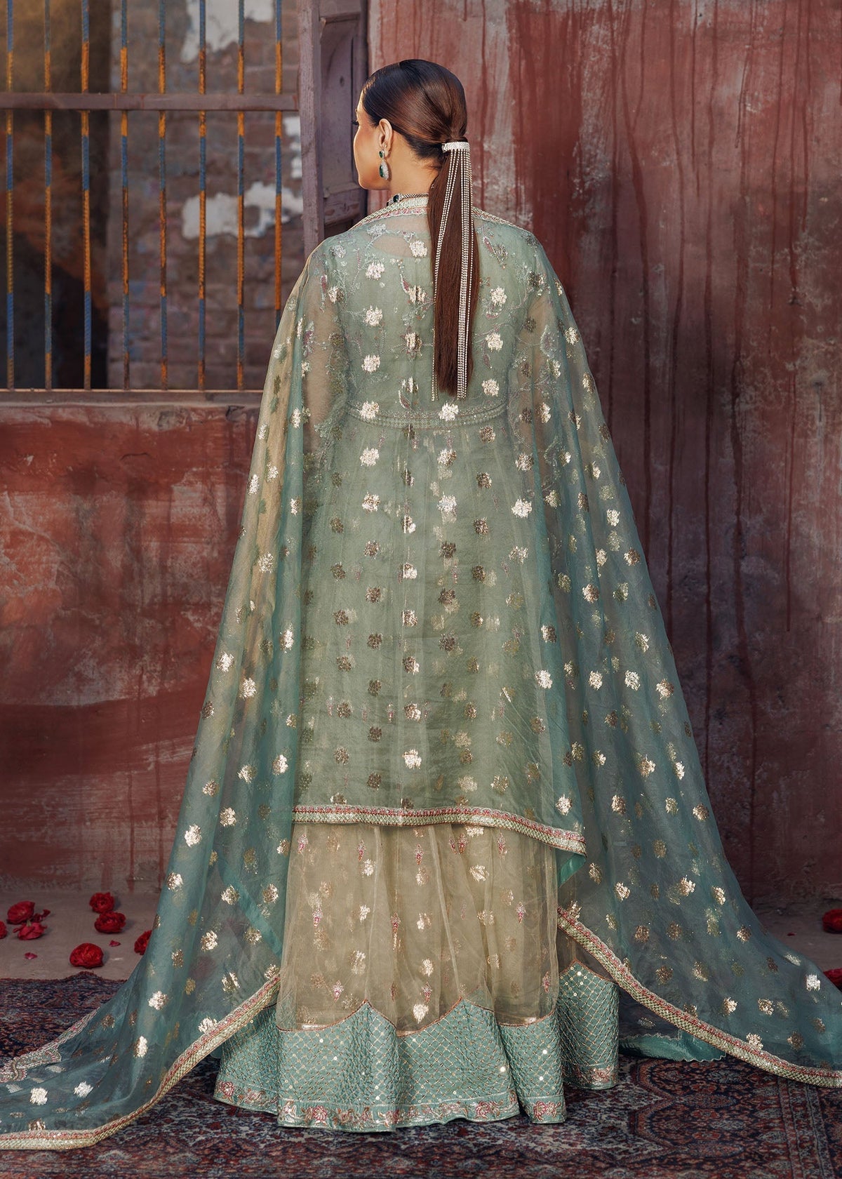 Heavy Embroidered Net Straight Cut Maxi Pakistani Designer Suits Online in Sri Lanka India Australia