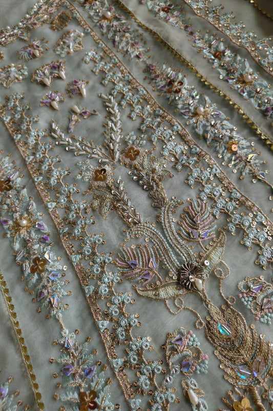Mint Blue Handmade Maxi