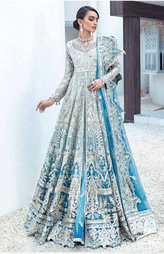 Three-Toned Handmade Bridal Maxi