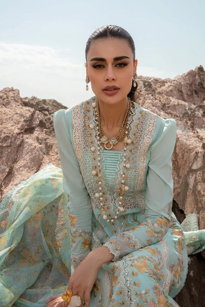 Heavy Embroidered Pure Lawn Suit