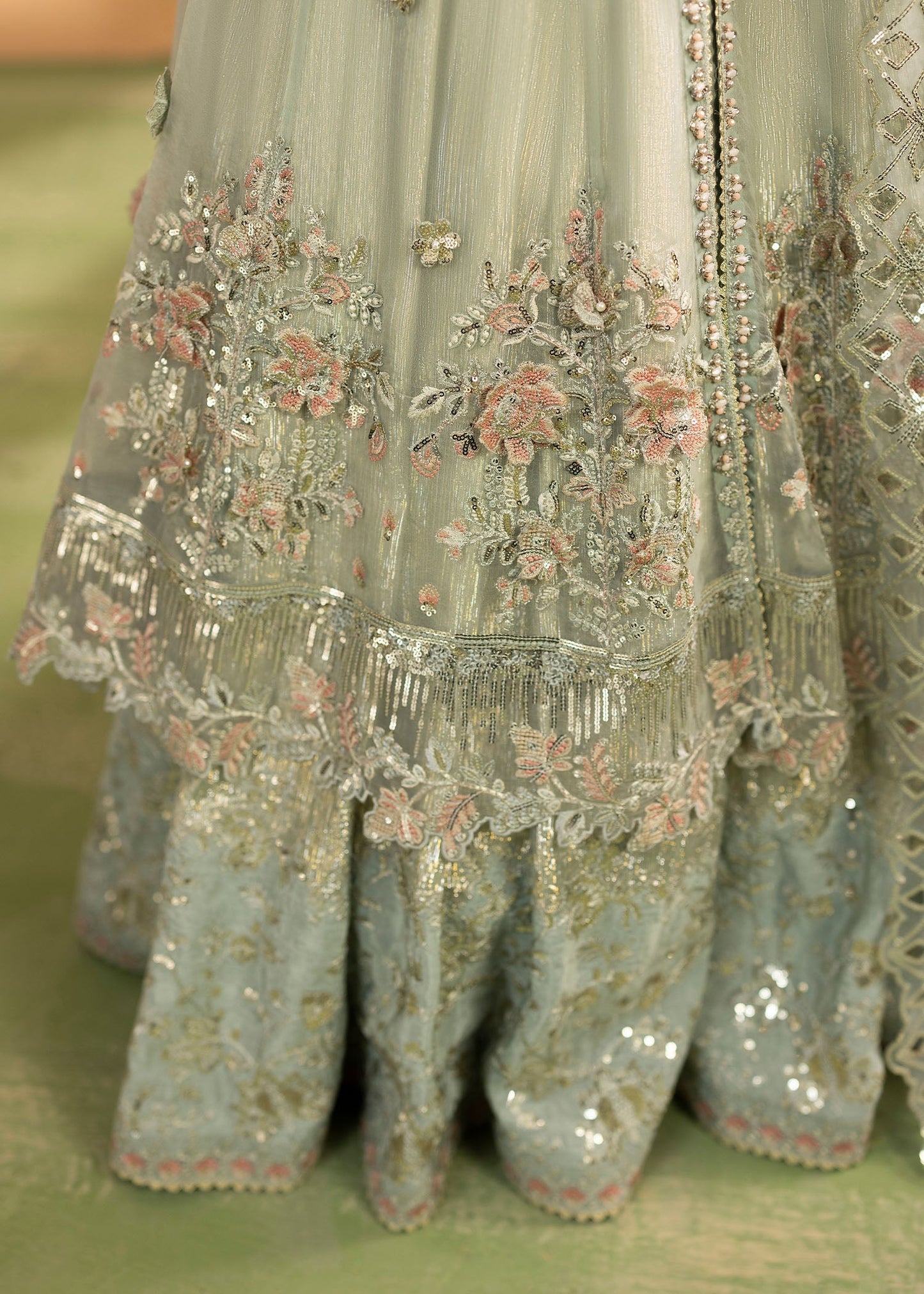 High-Low Organza Maxi with Dupatta Online in Sri Lanka India Australia