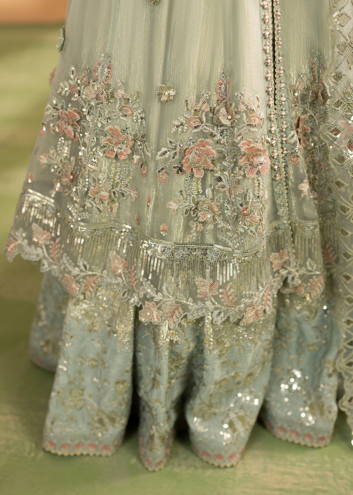 High-Low Organza Maxi with Dupatta Online in Sri Lanka India Australia