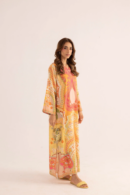 Honey Silk Finish Lawn Kaftan Online in Dubai UAE Abudhabi Ajman Sharjah