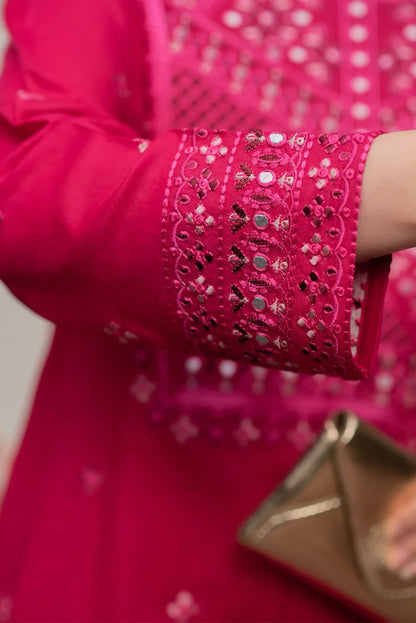 Bright Pink Kurta with Straight Pants