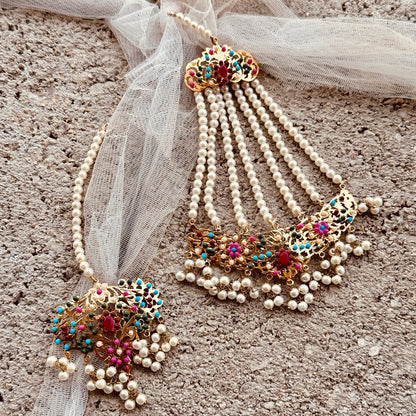 Hyderabadi Bridal Choker and Earrings Set Online in UK USA Canada