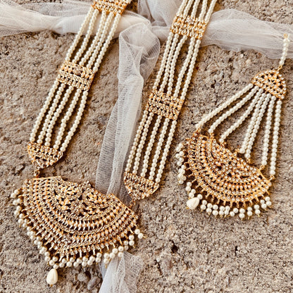 Hyderabadi Nizami Choker and Earrings Set Online in KSA Riyadh Saudi Arabia Oman Bahrain Qatar
