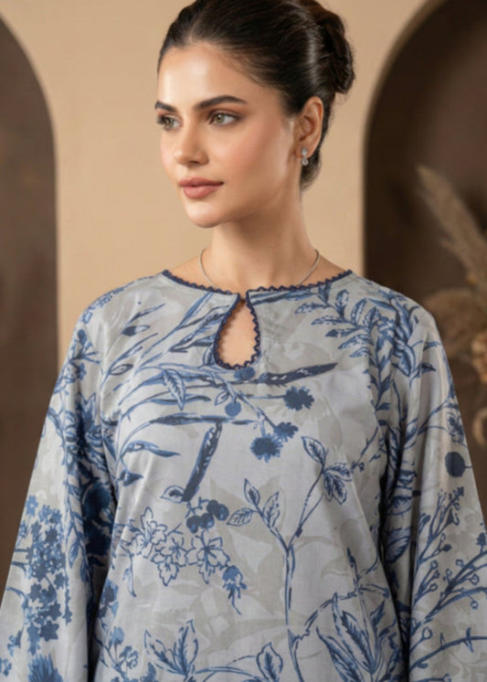 Ice Blue Cotton Viscose Co Ord Set Online in Dubai DXB UAE Abudhabi Meena Bazaar