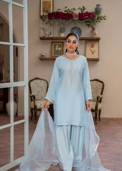 Embellished Farshi Shalwar Suit