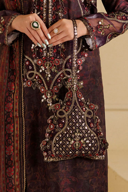 Purple Leather Potli Bag Online in Dubai UAE Abudhabi Ajman Sharjah