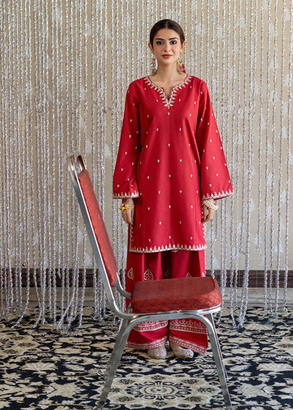 Red Lawn Farshi Shalwar Readymade Pakistani Suit Online in Dubai UAE Abudhabi Ajman Sharjah