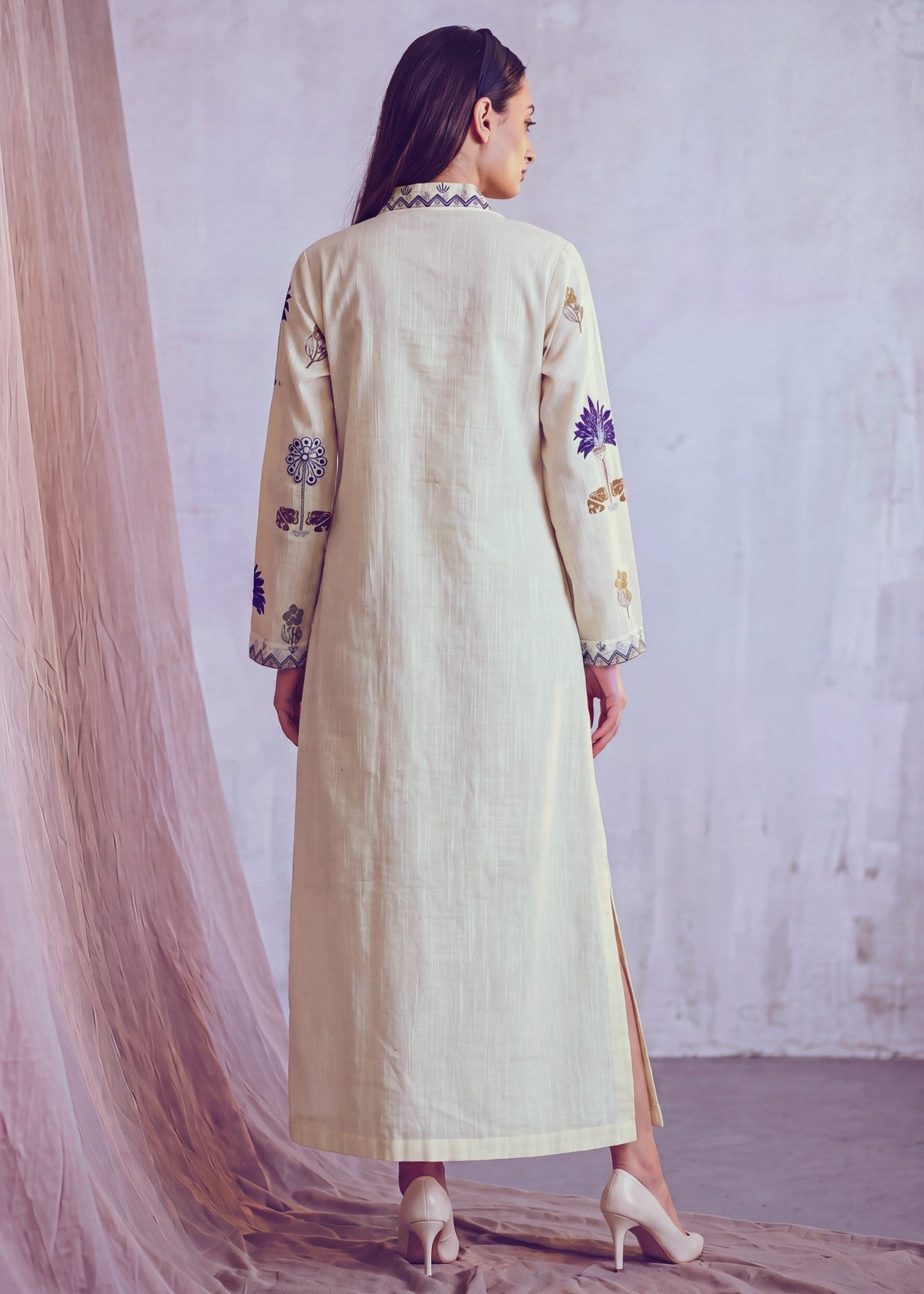 Winter Wear Khaddar Kaftan for Women Online in KSA Riyadh Saudi Arabia Oman Bahrain Qatar