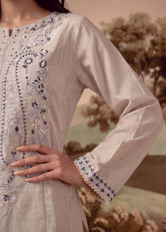 Ivory Khaddar Sharara for Daily Wear Online in Sri Lanka India Australia