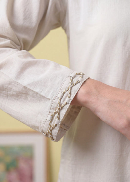 Ivory Lawn Unstitched Suit Lacework Online in Sri Lanka India Australia