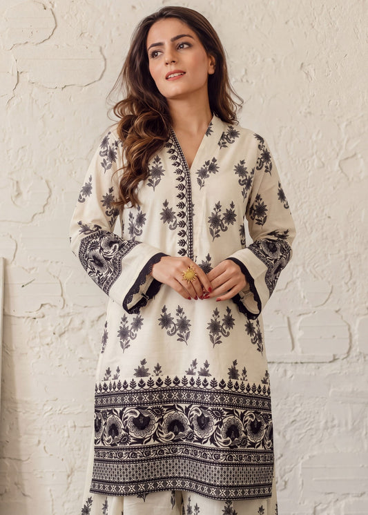 Ivory Patchwork Sharara Online in Dubai DXB UAE Abudhabi Meena Bazaar