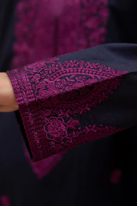Embroidered Kurta with Straight Pants