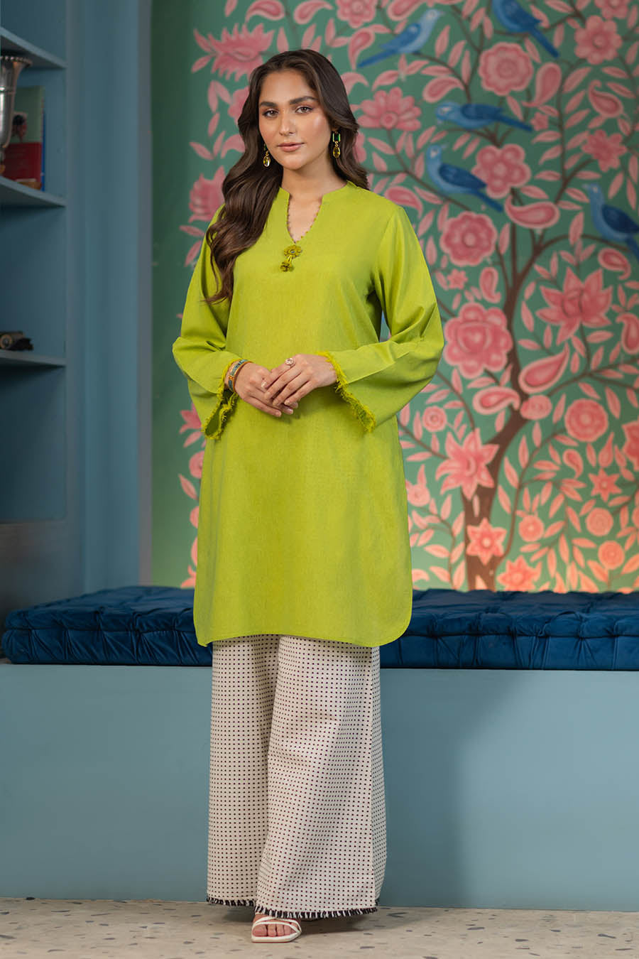 Readymade Pure Karandi Kurta Set with Dupatta