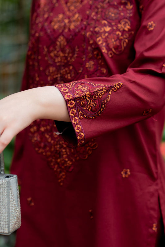 Embroidered Kurta with Pant