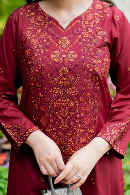 Embroidered Kurta with Pant