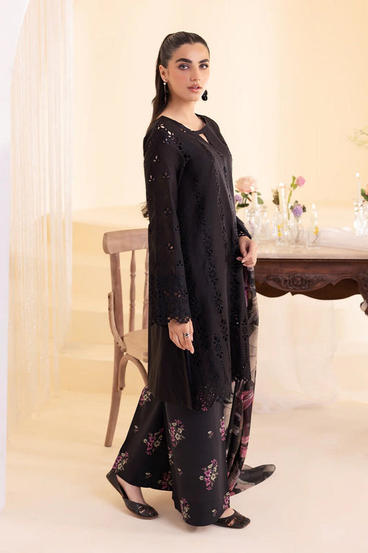 Ladies Black Chikankari Shalwar Kameez Online in UK USA Canada