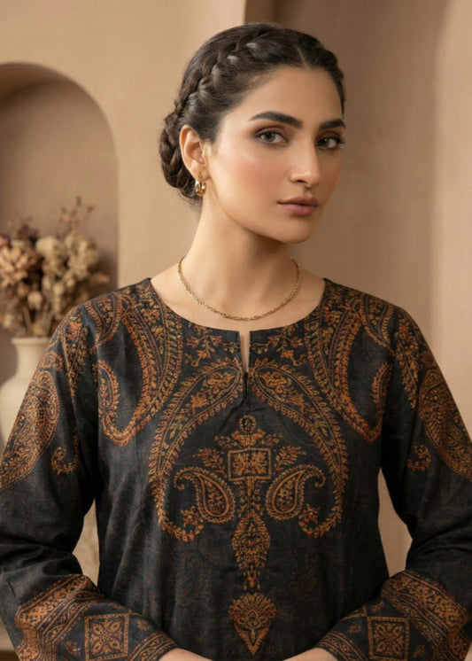 Ladies Black Silk Kurta Pajama Online in KSA Riyadh Saudi Arabia Oman Bahrain Qatar