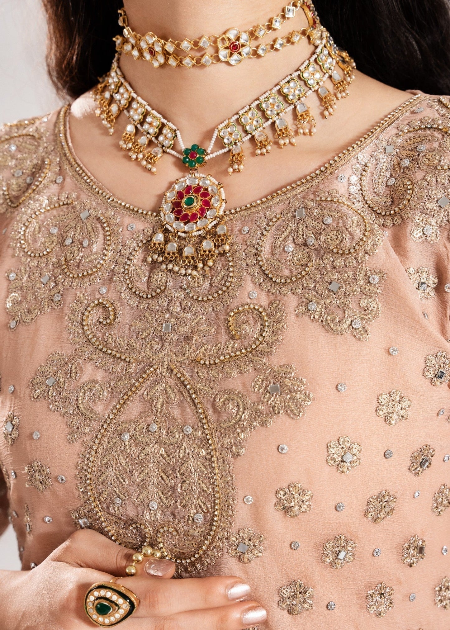 Ladies Blush Pink Chiffon Wedding Suit Online in UK USA Canada